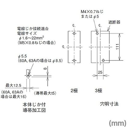 三菱電機 NF32-SV 2P 20A (ノーヒューズブレーカー) (2極) (AC/DC) NN