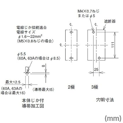 三菱電機 NF32-SV 2P 30A (ノーヒューズブレーカー) (2極) (AC/DC) NN