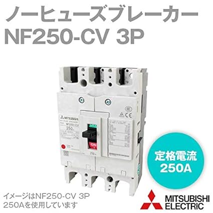 三菱電機 NF250-CV 3P 175A (ノーヒューズブレーカー) (3極) (AC/DC) NN