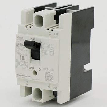 三菱電機 NF30-FA 2P 10A(制御盤用ノーヒューズ遮断器) (2極) (AC/DC) NN